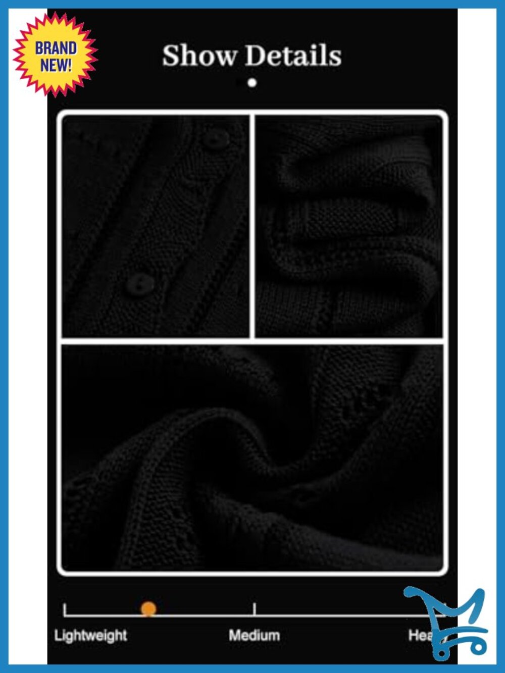 Short Sleeve Crochet Knit Cardigan Sweater Summer Button Down Lightweight - Picture 5 of 6